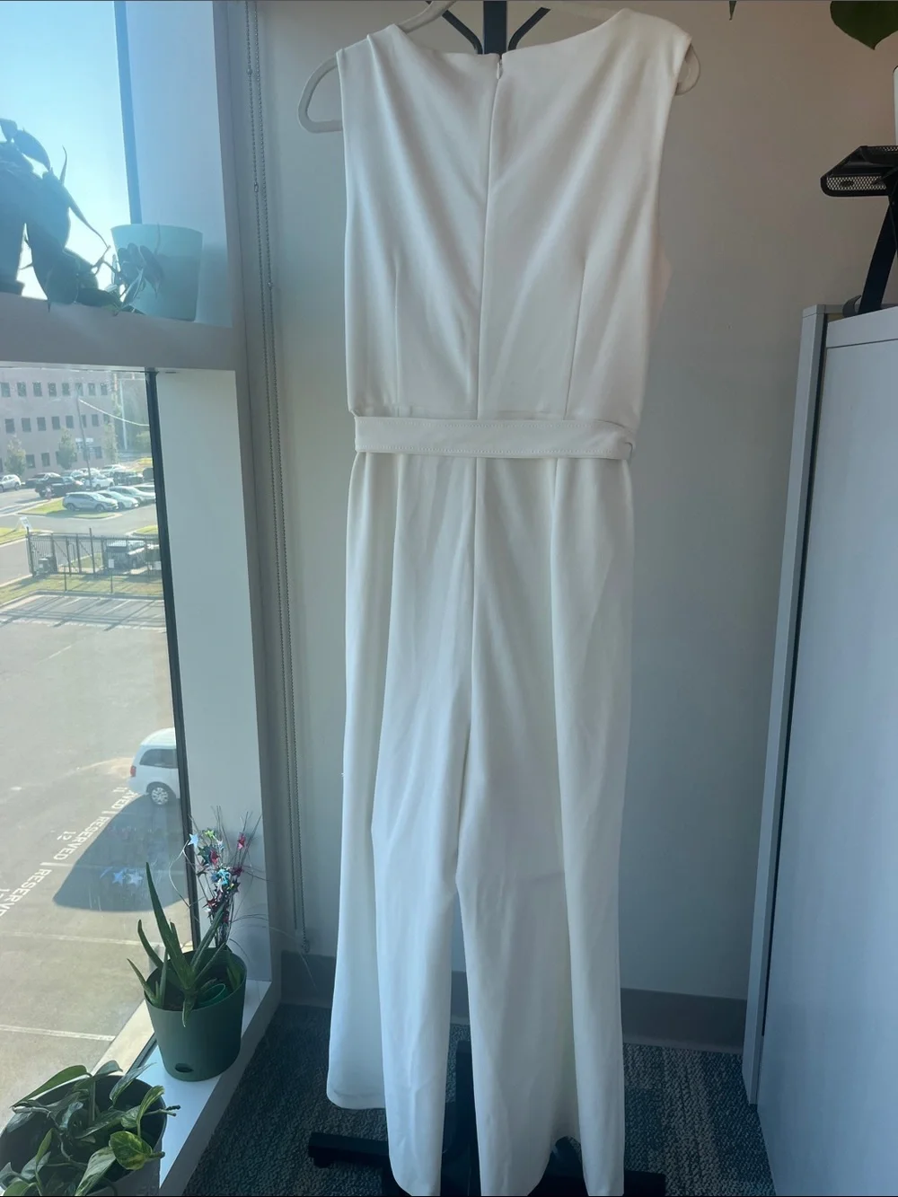 Calvin Klein Off White Jumpsuit Romper
